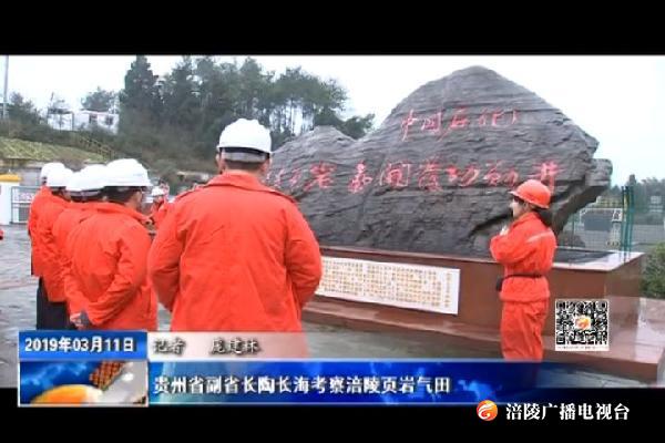 贵州省副省长陶长海考察涪陵页岩气田