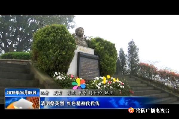 清明祭英烈 红色精神代代传