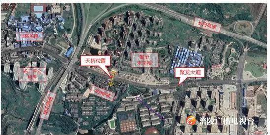 涪陵新城区将建4座人行天桥，看看在哪儿！