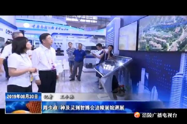 周少政 种及灵到智博会涪陵展馆巡展