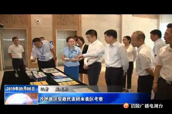 沙坪坝区党政代表团来我区考察