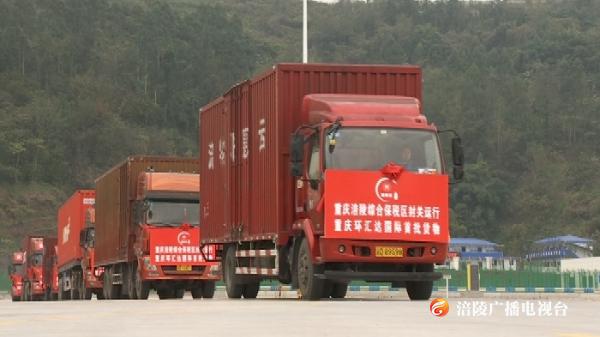 涪陵综保区首批货物正式通关
