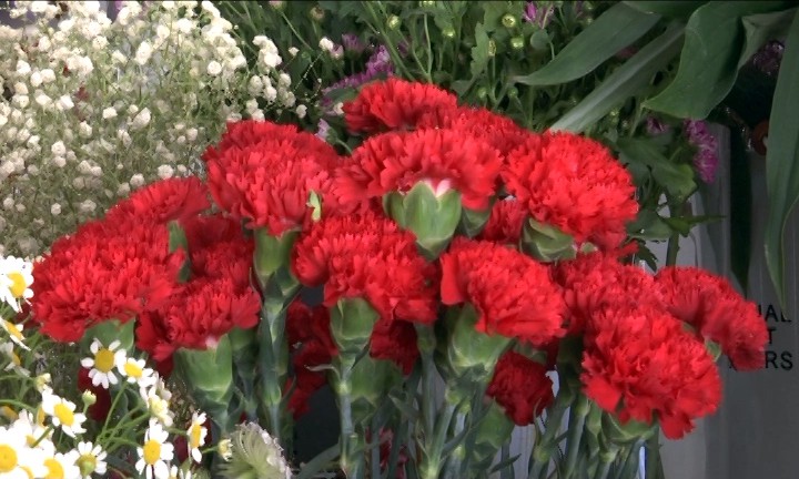“花”样献爱 母亲节促热花卉市场