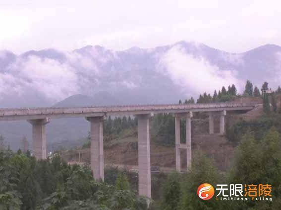 控制性工程尖峰岭大桥完工 江焦路国庆期间试运行通车