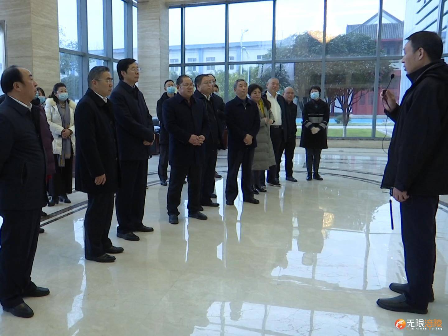 四川省南充市人大常委会领导来涪考察