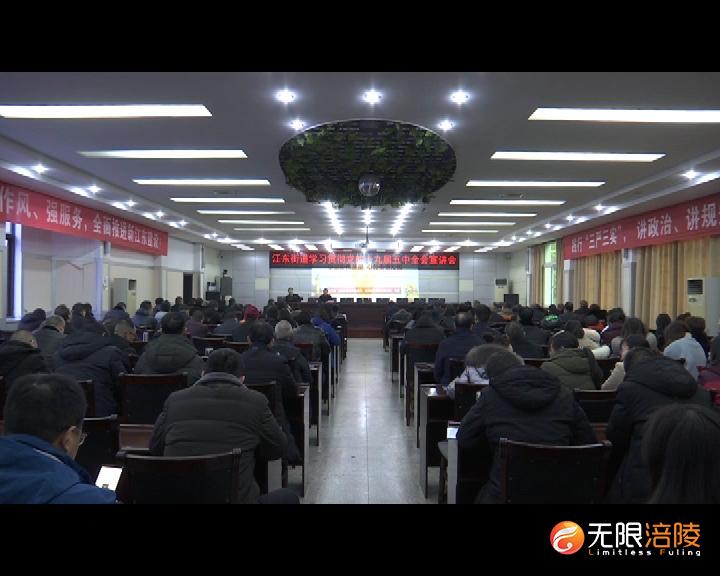 ​江东街道开展党的十九届五中全会精神宣讲