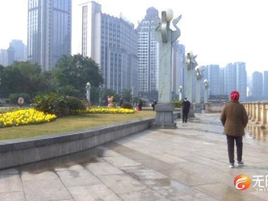 涪陵：雪后初晴 市民户外享暖阳