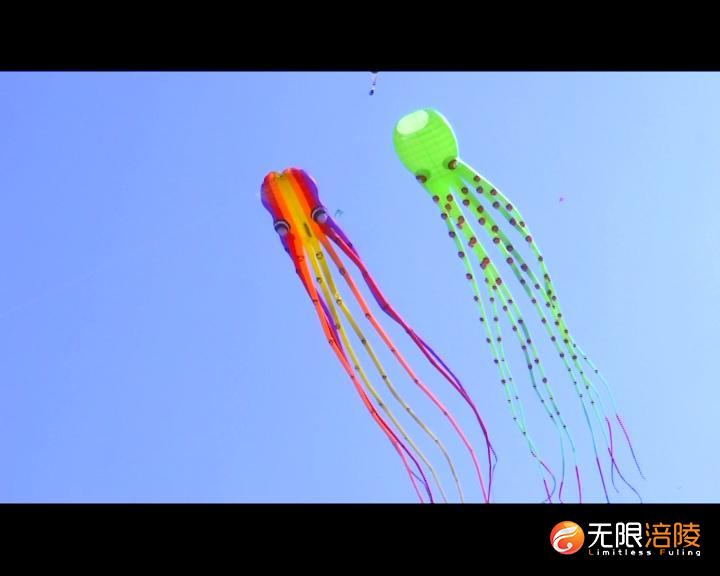 春日“暖蓝”下 风筝翩翩舞
