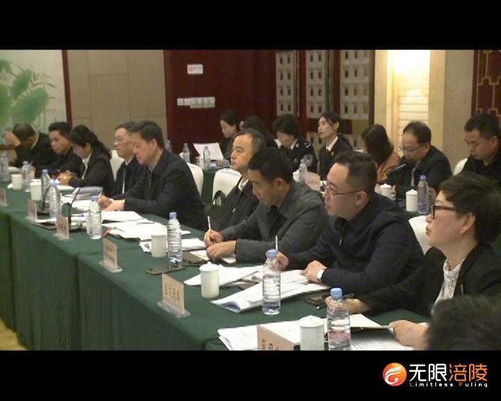 市人大常委会副主任王越调研涪陵法治政府建设情况