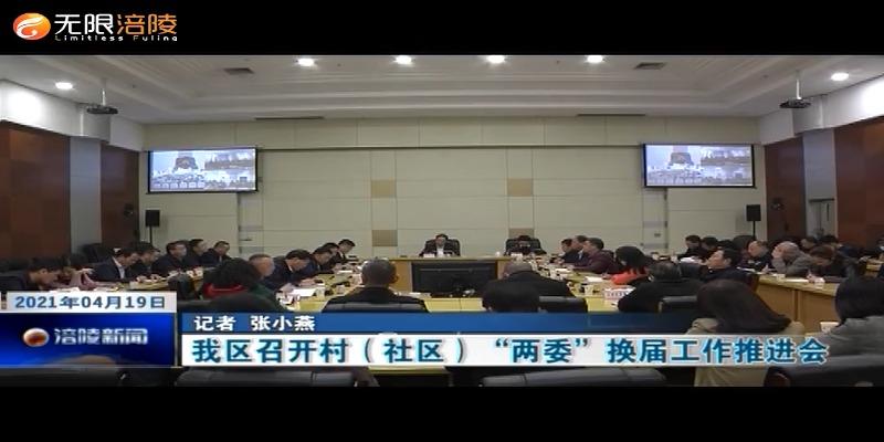 我区召开村（社区）“两委”换届工作推进会