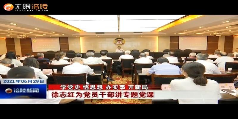 ​【学党史 悟思想 办实事 开新局】徐志红为党员干部讲专题党课