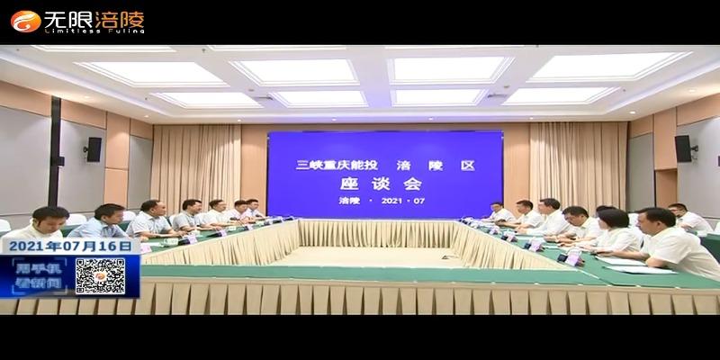 王志杰与三峡集团重庆能投公司负责人座谈