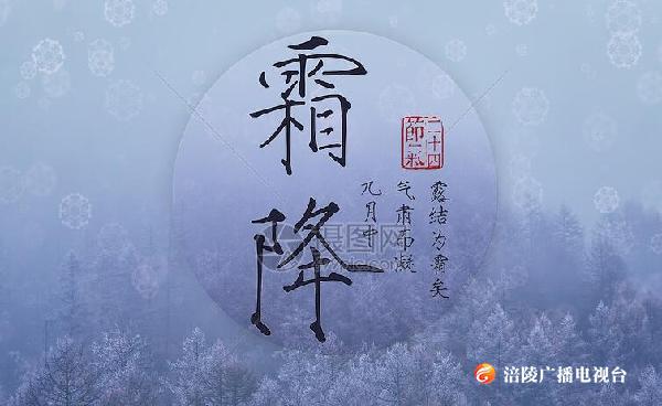 今日霜降，气温也降！