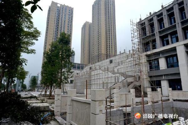 涪陵市民又有好去处了！江东一大型市政广场有望今年底完工